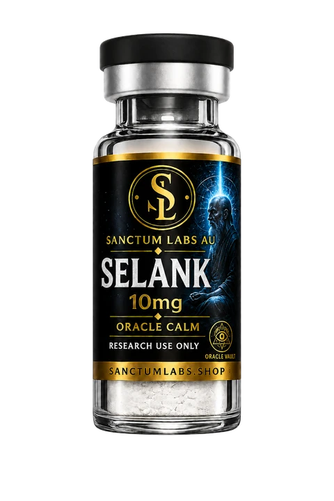Selank research vial